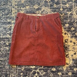 Columbia Burgundy Mini Skirt
